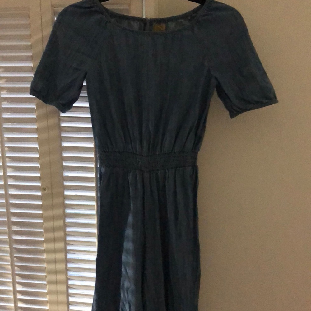 Denim blue romper